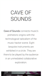 Mobile Screenshot of caveofsounds.com