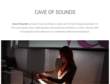 Tablet Screenshot of caveofsounds.com